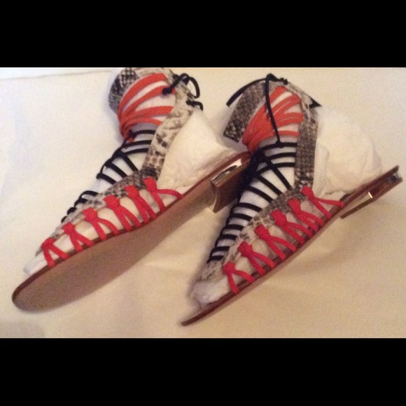 Clover Snake Sandals Multicolor Size 7.5 New - Picture 3 of 5