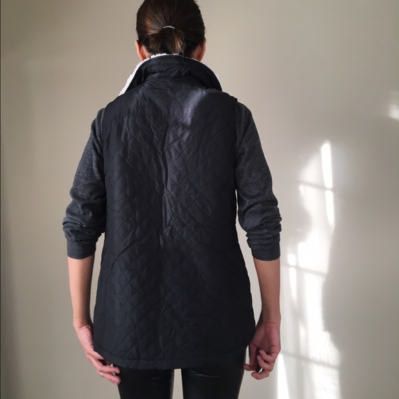 💣1day sale Kendall Quilted sheepskin vest - Picture 4 of 4