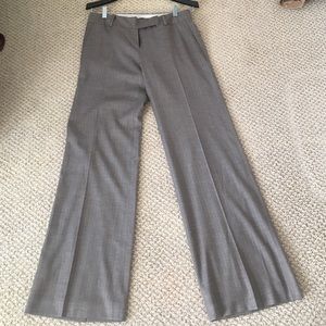 Ann Taylor light brown pinstripe trouser