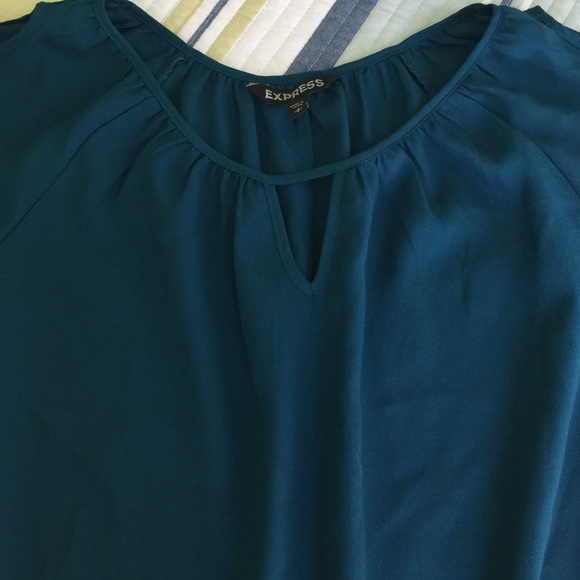 Express dress shirt with peek a boo arms slits