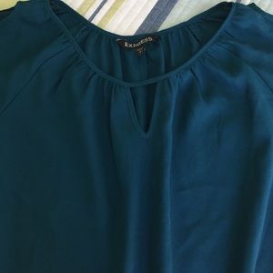 Express dress shirt with peek a boo arms slits