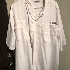 Columbus PFG button up shirt 3XL Tall 3XT
