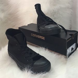 Black high top Converse