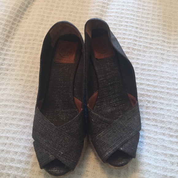 Tory Burch wedges, size 8