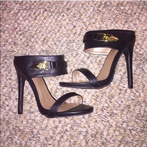 Black mule heels