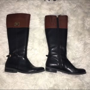 Tommy Hilfiger two toned tall boots