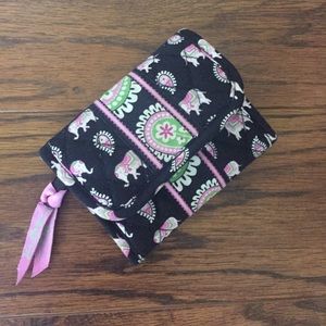 Vera Bradley pink elephant wallet