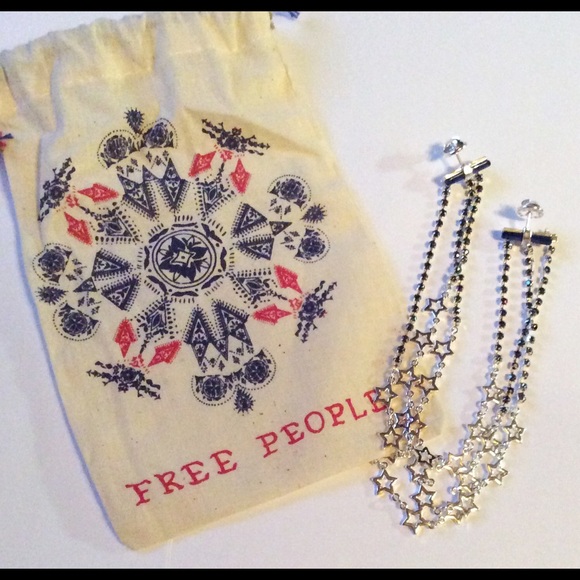 Free People Split Decision Iridescent Collar Chain