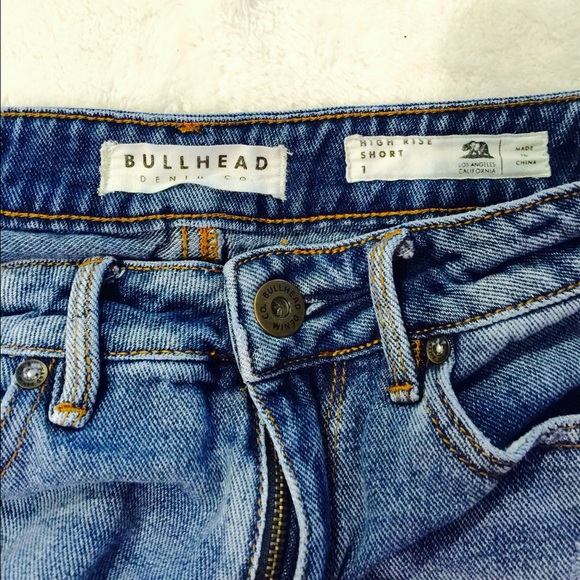 BULLHEAD DENIM CO HIGH RISE SHORT - Picture 3 of 4