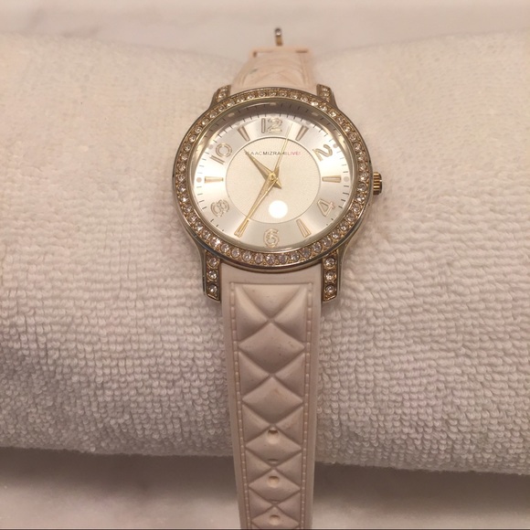 Crystal embellished Isaac Mizrahi watch - Picture 2 of 3