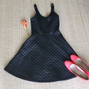 Black skater dress