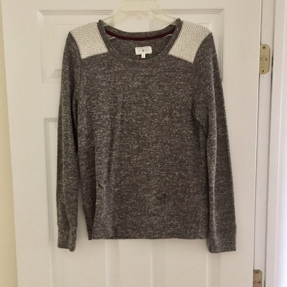 Lou grey marble sweater