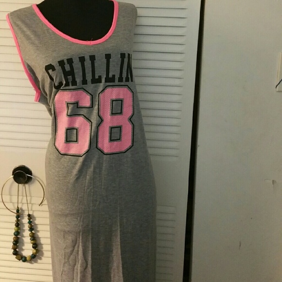 Grey  dress w/a hoodie