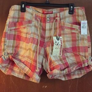 Brand New pink and tan union bay shorts