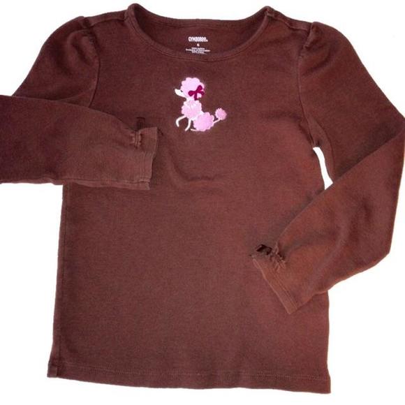 Brand New Gymboree Burgundy Long Sleeve Top Size 3-6 Mos
