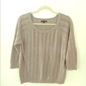 ❤️Beige Cable Knit Fall Sweater