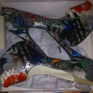 10 inch snake skin heels