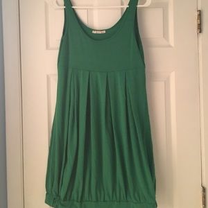 Green bubble dress