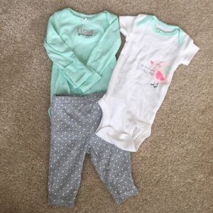 Carters 3 piece set