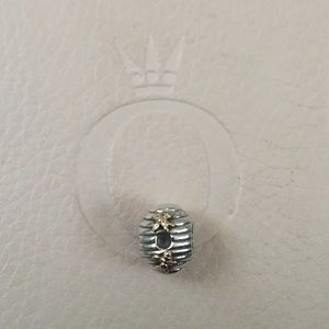 RETIRED Pandora Two Tone 14k Gold: Beehive