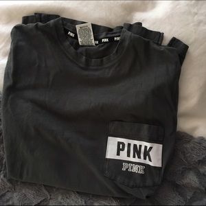 NWOT PINK long sleeve campus
