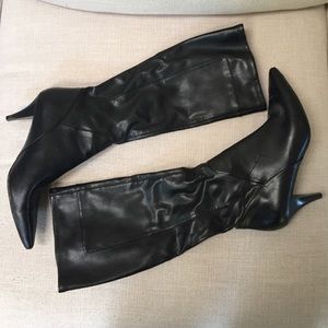 Nine West Knee High Black Boots Size 8