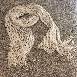 Cream Scarf