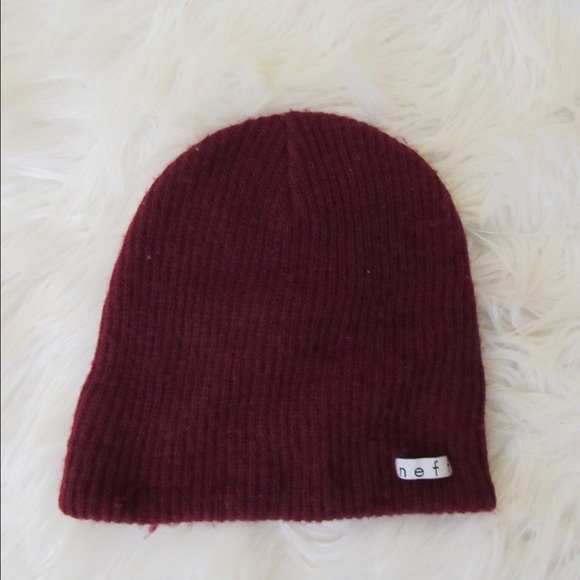 Maroon Neff Beanie