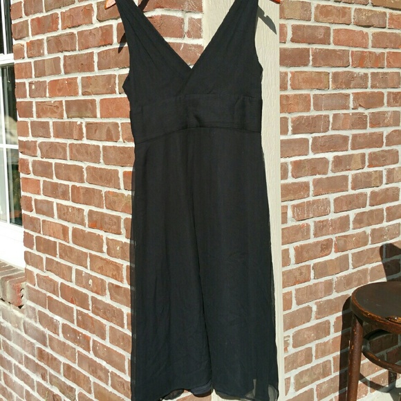 J. Crew 100% Silk Little Black Dress - Picture 3 of 3