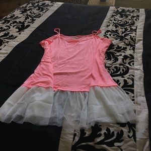 Spaghetti strap tunic 3xplus size