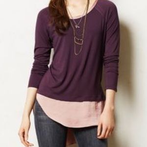 Anthropologie  Avaline top by Bordeaux
