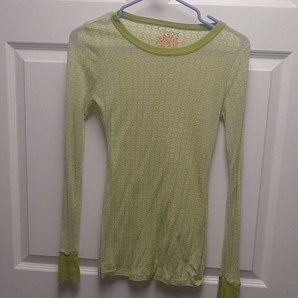 Free people long sleeve shirt