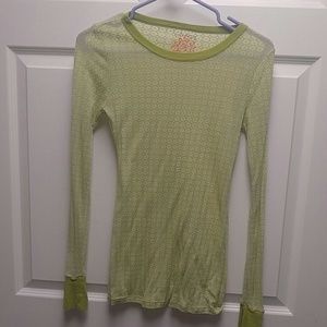 Free people long sleeve shirt