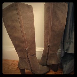 DV by Dolce Vita Tall Suede Boots (Taupe)