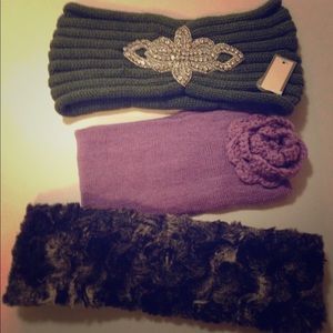 Set of 3 winter head bands