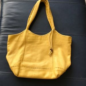 Leather purse, The Sak brand, yellow