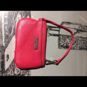 Calvin Klein wristlet bag Red color 4x7