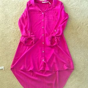Pink Flowy top