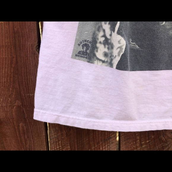 Rare Baby Pink 80's Jimi Hendrix Vintage T Shirt - Picture 3 of 4