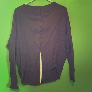 Lululemon grey reversible cardigan size 4