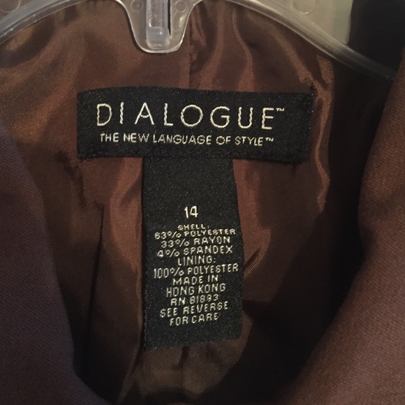 Blazer type jacket w/gold lock buttons,very unique - Picture 3 of 4