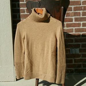 Banana Republic Tan Turtleneck sweater