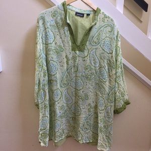 Emerald blouse
