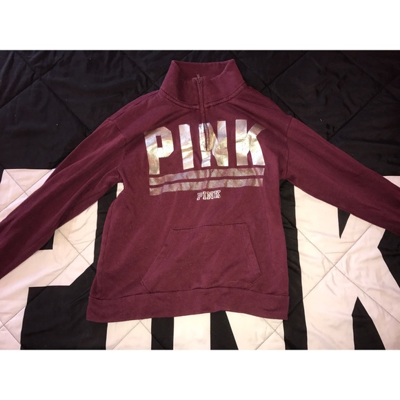 Victoria's Secret pink half zip