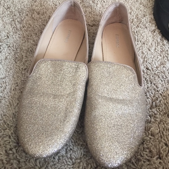 Glitter Loafers - Size 9