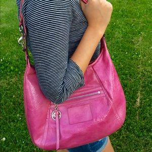 Coach poppy patent leather boho