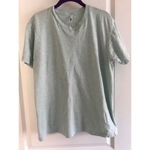 American Apparel Short-Sleeve Green Heather Tee