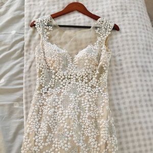 Bloomingdales White Sparkle Dress