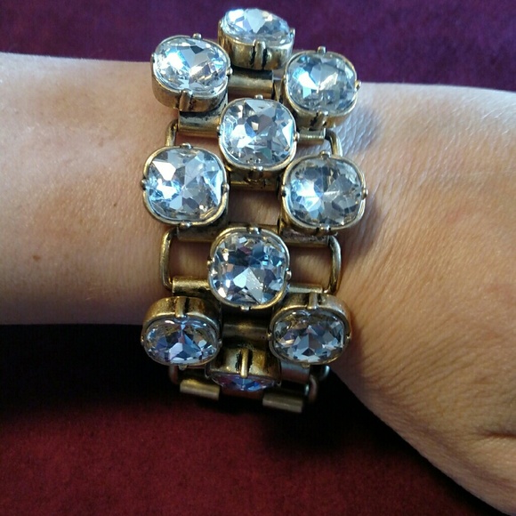 Ann Taylor brushed gold bracelet