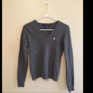 🏅Genuine Gray Ralph Lauren Sweater!❄️